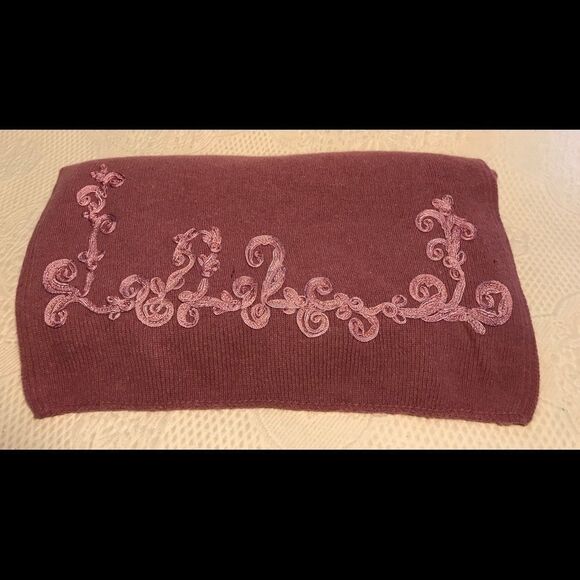 NARDI & TAGLIAFERRI mauve scarf - Picture 2 of 4